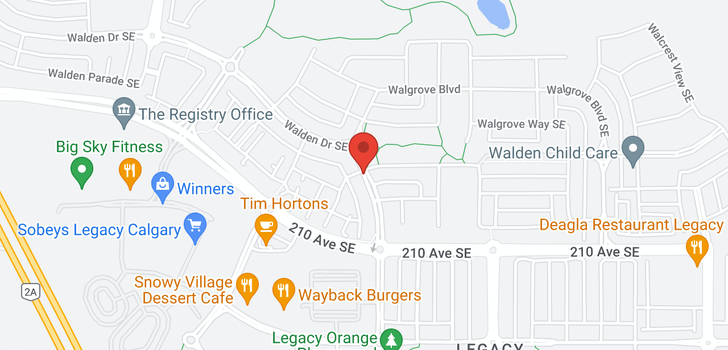 map of 104  Walgrove Drive SE
